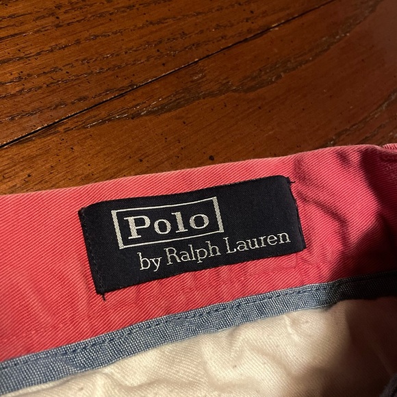 POLO Ralph Lauren Chino Shorts 32” Salmon Pink - Picture 4 of 5